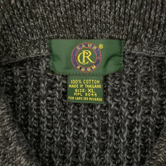 Vintage Club Room Heavy Knit Henley Sweater 15PE - Picture 7 of 7